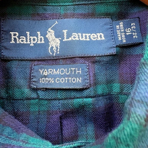 Vintage Polo by Ralph Lauren Plaid Button-Down Shirt - Picture 8 of 11